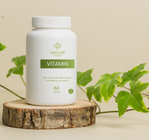 Green and Cream Modern Vitamin Product Feature Instagram Post (1)